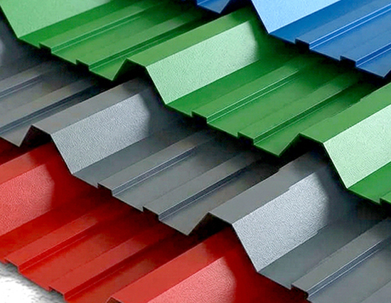 Color steel sandwich panel color customization comparison - Showcasing diverse options from wood grain finish to dark grey finish