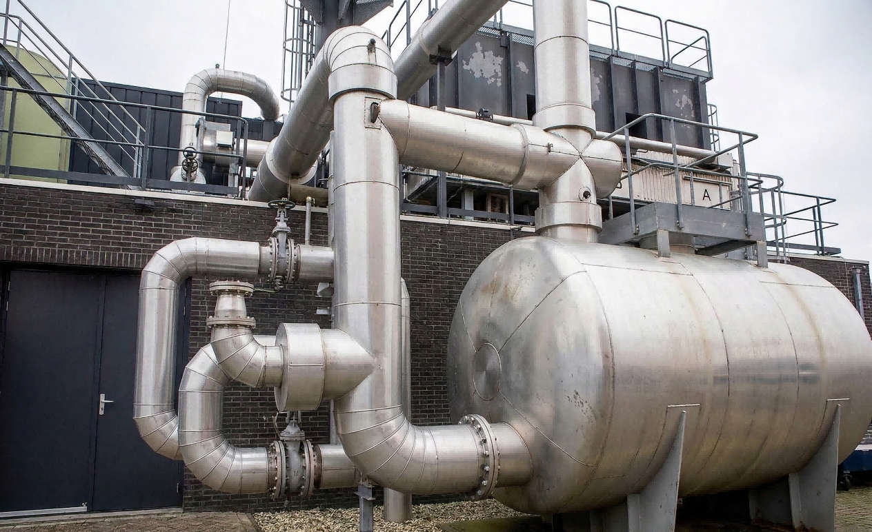 Huizhou Petrochemical Zone industrial pipeline insulation project - Industrial tanks and network utilizing RS high-density rock wool pipe insulation