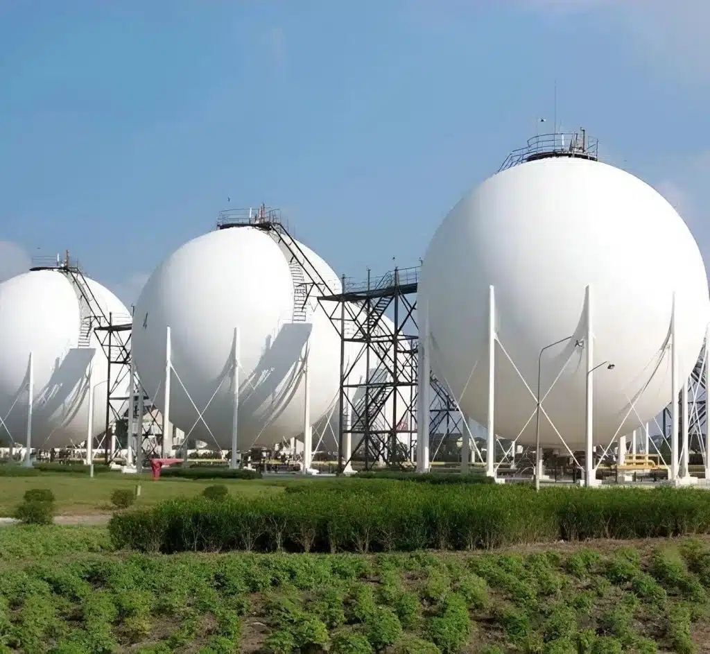 Zhenhai Refining Spherical Tank Aerogel Insulation - Showcasing RS aerogel blankets applied on hazardous material storage facilities