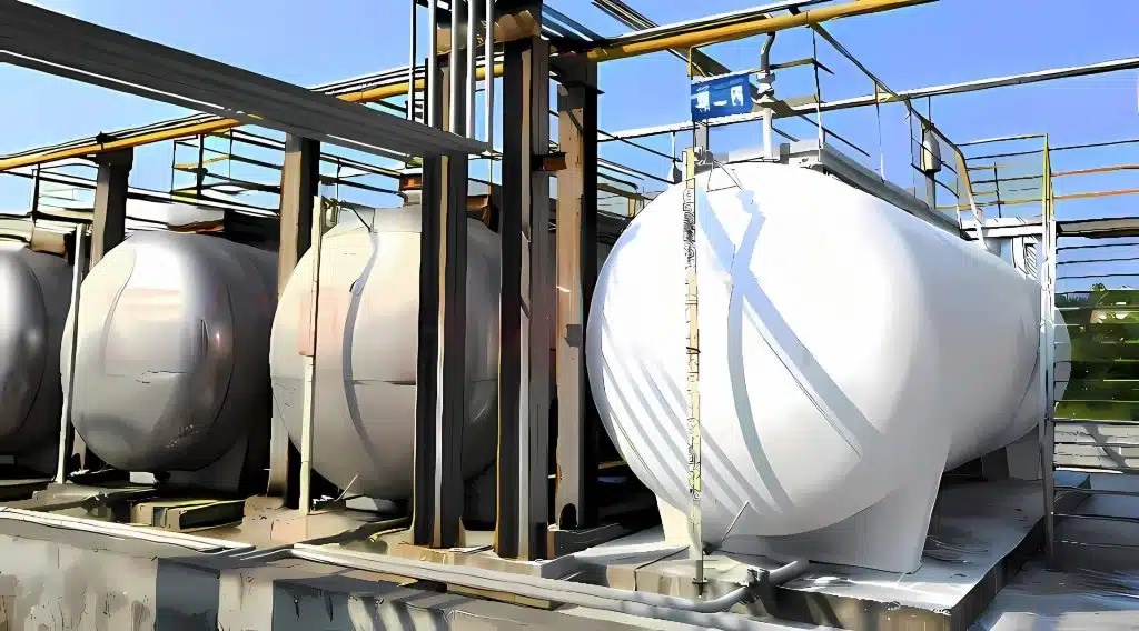 Zhenhai Refining and Chemical Industrial Park Aerogel Project - Showcasing RS aerogel blankets applied for insulation on large industrial tanks
